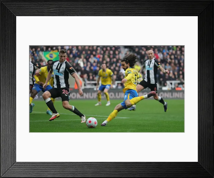 Framed Print : Premier League Clash: Newcastle United vs. Brighton and Hove Albion (5th March 2022) Framed Print : Premier League Clash: Newcastle United vs. Brighton and Hove Albion (5th March 2022)