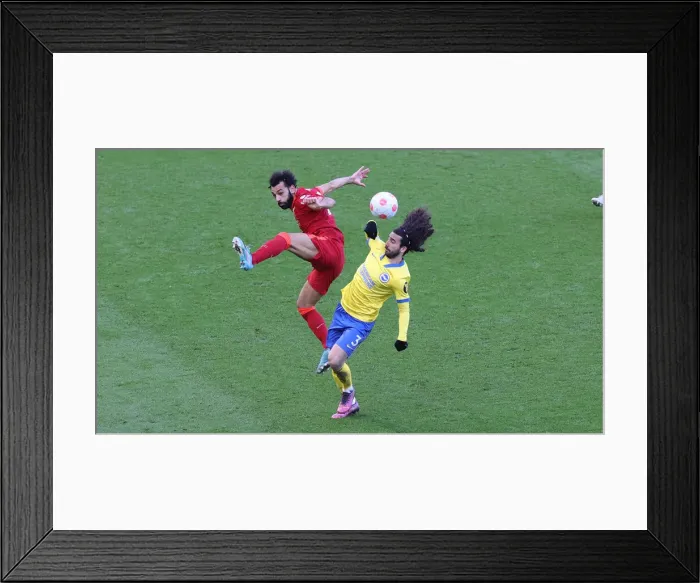 Framed Print : Intense Premier League Clash: Brighton & Hove Albion vs. Liverpool (12MAR22) Framed Print : Intense Premier League Clash: Brighton & Hove Albion vs. Liverpool (12MAR22)