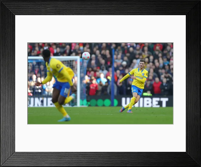 Framed Print : Intense Premier League Showdown: Brighton & Hove Albion vs. Liverpool (12.03.22) Framed Print : Intense Premier League Showdown: Brighton & Hove Albion vs. Liverpool (12.03.22)