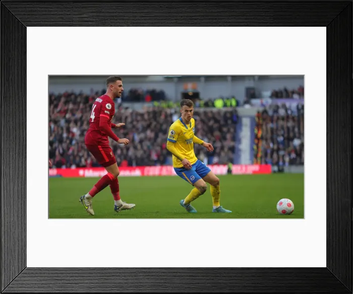 Framed Print : Intense Premier League Showdown: Brighton & Hove Albion vs. Liverpool (12.03.22)
