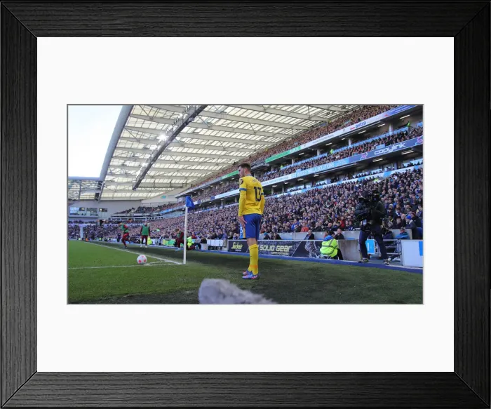 Framed Print : Intense Premier League Clash: Brighton & Hove Albion vs. Liverpool (12.03.22) Framed Print : Intense Premier League Clash: Brighton & Hove Albion vs. Liverpool (12.03.22)