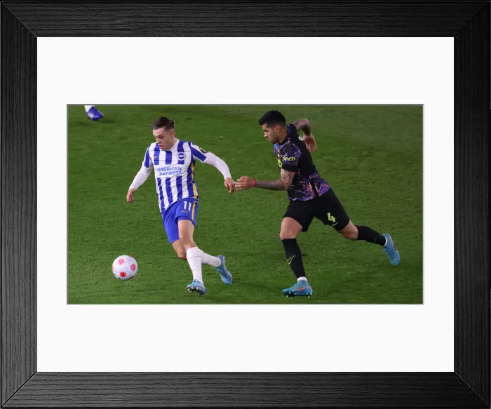 Framed Print : March Madness: Premier League Showdown - Brighton & Hove Albion vs. Tottenham Hotspur (16MAR22)