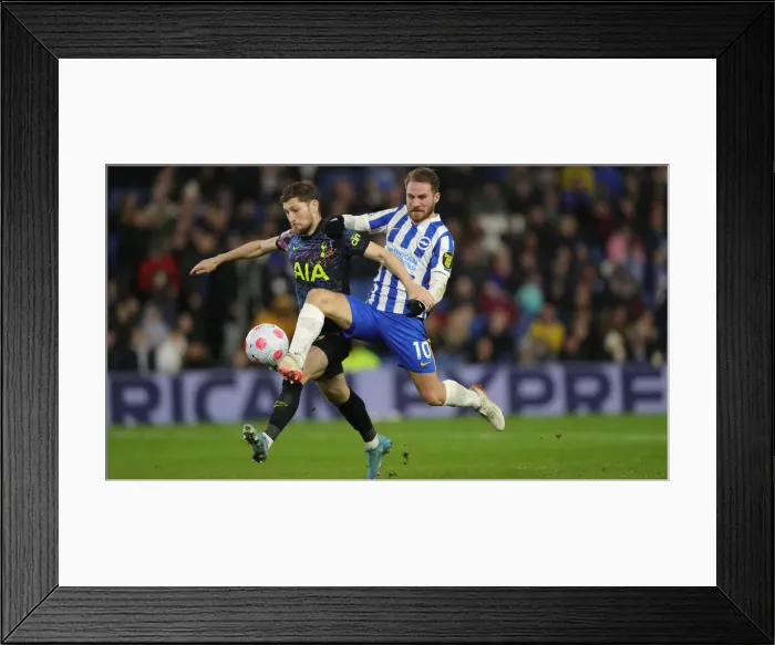 Framed Print : Brighton vs. Tottenham: Premier League Battle at American Express Community Stadium (16MAR22)