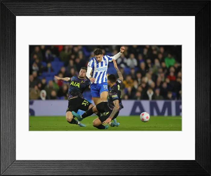 Framed Print : Intense Premier League Clash: Brighton & Hove Albion vs. Tottenham Hotspur (16MAR22) Framed Print : Intense Premier League Clash: Brighton & Hove Albion vs. Tottenham Hotspur (16MAR22)