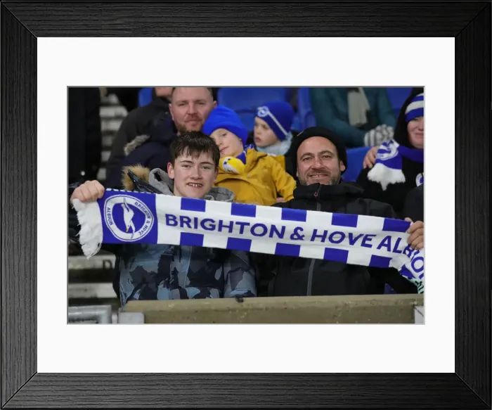 Framed Print : Brighton & Hove Albion vs. Tottenham Hotspur: Clash at the American Express Community Stadium (Premier League, March 16, 2022)