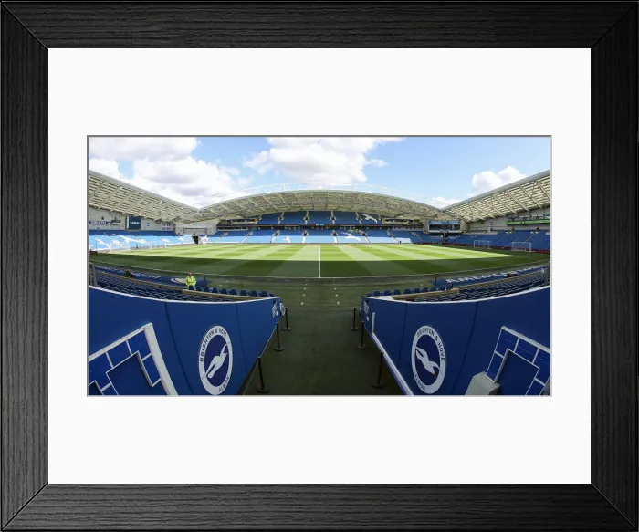 Framed Print : Intense Premier League Clash: Brighton & Hove Albion vs. Norwich City (02APR22) Framed Print : Intense Premier League Clash: Brighton & Hove Albion vs. Norwich City (02APR22)