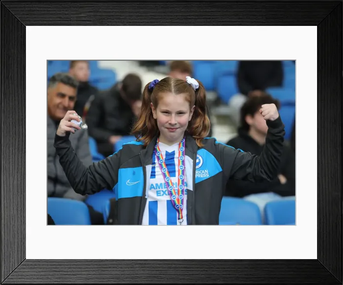Framed Print : Intense Premier League Clash: Brighton & Hove Albion vs. Norwich City (02APR22) Framed Print : Intense Premier League Clash: Brighton & Hove Albion vs. Norwich City (02APR22)