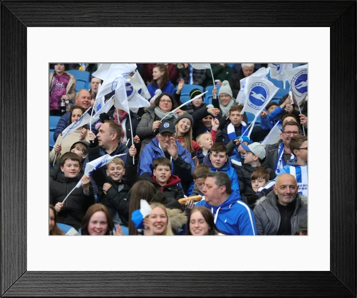 Framed Print : Intense Premier League Clash: Brighton & Hove Albion vs. Norwich City (02APR22) Framed Print : Intense Premier League Clash: Brighton & Hove Albion vs. Norwich City (02APR22)