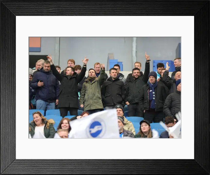 Framed Print : Intense Premier League Clash: Brighton & Hove Albion vs. Norwich City (02APR22) Framed Print : Intense Premier League Clash: Brighton & Hove Albion vs. Norwich City (02APR22)