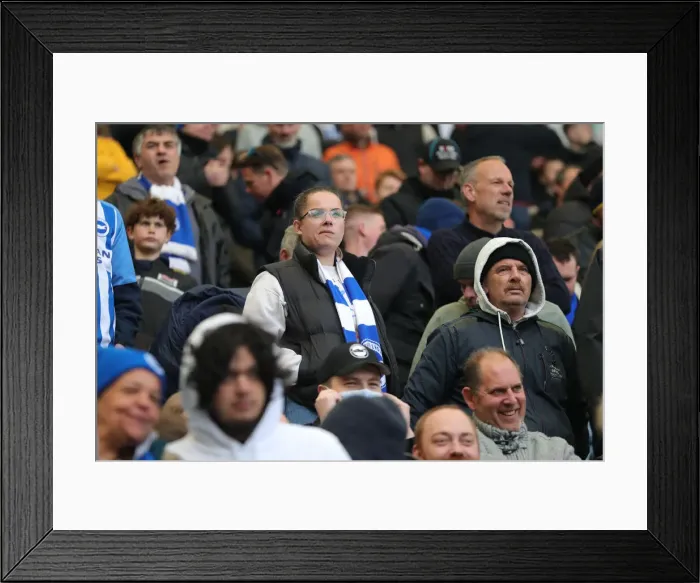 Framed Print : Intense Premier League Clash: Brighton & Hove Albion vs. Norwich City (02APR22) Framed Print : Intense Premier League Clash: Brighton & Hove Albion vs. Norwich City (02APR22)