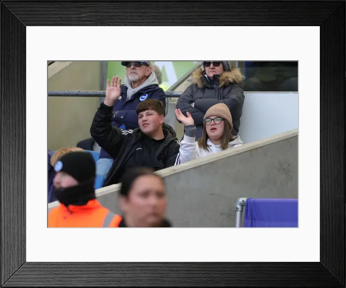 Framed Print : Intense Premier League Clash: Brighton & Hove Albion vs. Norwich City (02APR22) Framed Print : Intense Premier League Clash: Brighton & Hove Albion vs. Norwich City (02APR22)