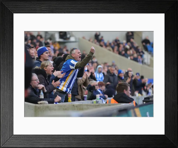 Framed Print : Intense Premier League Rivalry: Brighton & Hove Albion vs. Norwich City (02APR22) Framed Print : Intense Premier League Rivalry: Brighton & Hove Albion vs. Norwich City (02APR22)
