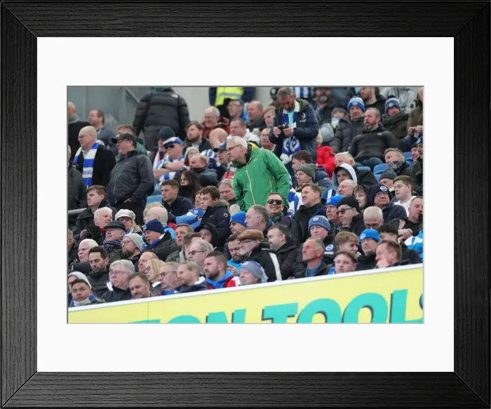 Framed Print : Intense Premier League Clash: Brighton & Hove Albion vs. Norwich City (02APR22) Framed Print : Intense Premier League Clash: Brighton & Hove Albion vs. Norwich City (02APR22)
