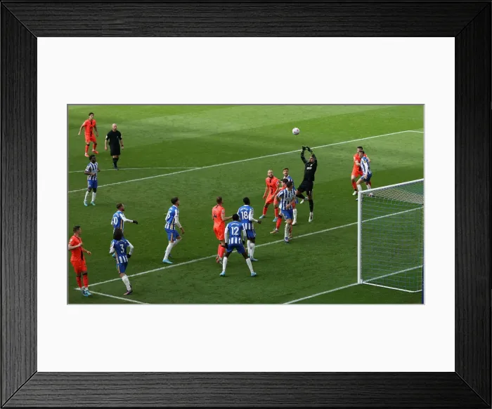 Framed Print : Intense Premier League Clash: Brighton & Hove Albion vs. Norwich City (02APR22) Framed Print : Intense Premier League Clash: Brighton & Hove Albion vs. Norwich City (02APR22)