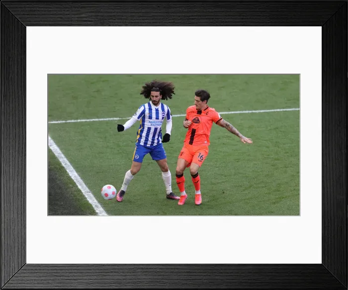 Framed Print : Intense Premier League Showdown: Brighton & Hove Albion vs. Norwich City (02APR22) Framed Print : Intense Premier League Showdown: Brighton & Hove Albion vs. Norwich City (02APR22)