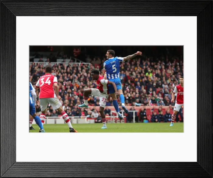 Framed Print : Intense Premier League Showdown: Arsenal vs. Brighton & Hove Albion (09APR22) - Battle at the Emirates Framed Print : Intense Premier League Showdown: Arsenal vs. Brighton & Hove Albion (09APR22) - Battle at the Emirates