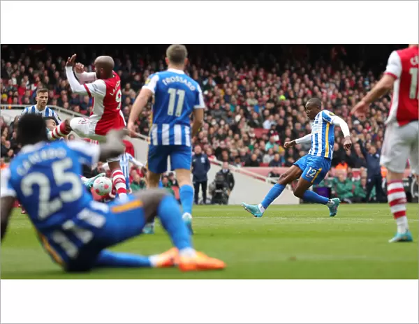 Intense Premier League Showdown: Arsenal vs. Brighton & Hove Albion (09APR22) - Battle at the Emirates
