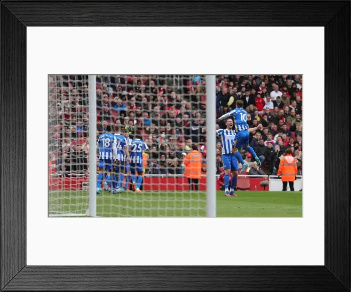 Framed Print : Intense Premier League Showdown: Arsenal vs. Brighton & Hove Albion (09APR22) - Battle at the Emirates Framed Print : Intense Premier League Showdown: Arsenal vs. Brighton & Hove Albion (09APR22) - Battle at the Emirates
