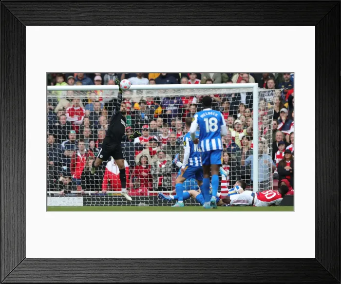Framed Print : Intense Premier League Showdown: Arsenal vs. Brighton & Hove Albion (09APR22) - Battle at the Emirates Framed Print : Intense Premier League Showdown: Arsenal vs. Brighton & Hove Albion (09APR22) - Battle at the Emirates