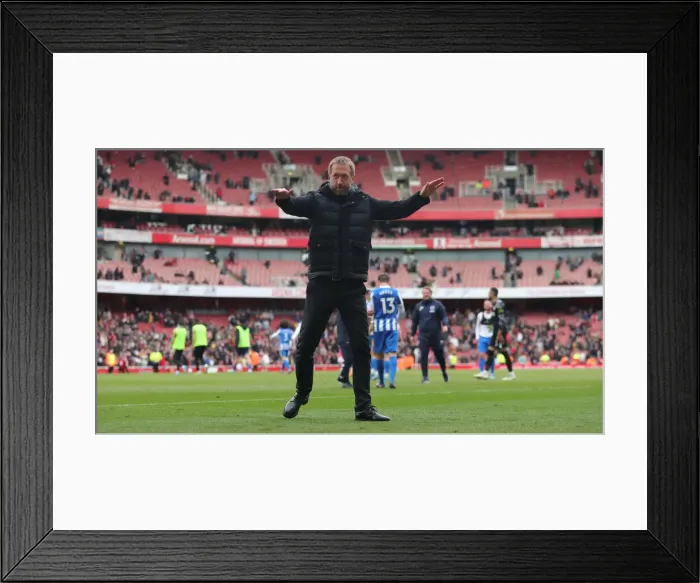 Framed Print : Intense Premier League Showdown: Arsenal vs. Brighton & Hove Albion (09APR22) - Battle at the Emirates Framed Print : Intense Premier League Showdown: Arsenal vs. Brighton & Hove Albion (09APR22) - Battle at the Emirates