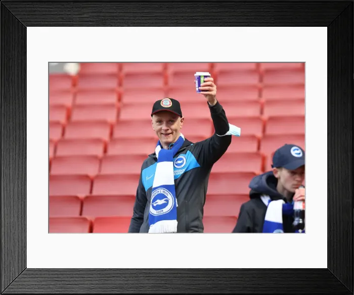 Framed Print : Intense Premier League Clash: Arsenal vs. Brighton & Hove Albion (09APR22) Framed Print : Intense Premier League Clash: Arsenal vs. Brighton & Hove Albion (09APR22)