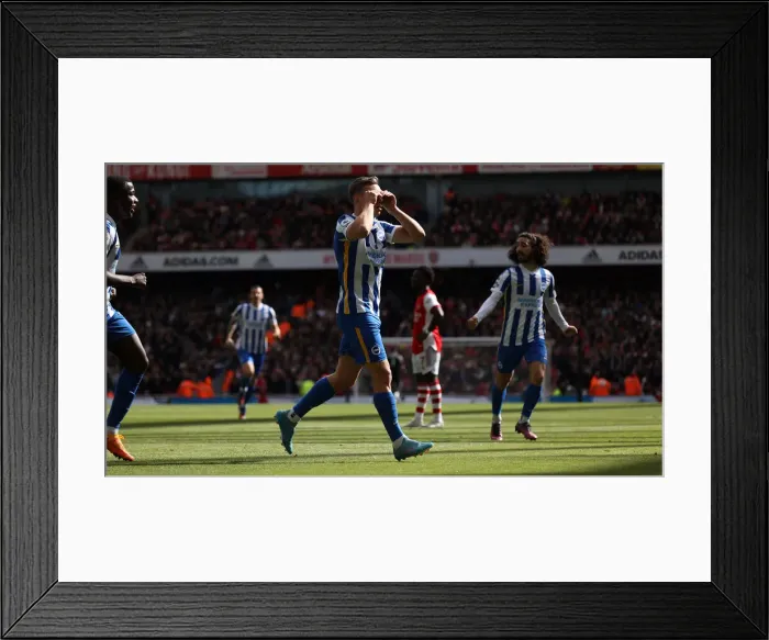 Framed Print : Intense Premier League Showdown: Arsenal vs. Brighton & Hove Albion (09APR22) - Battle at the Emirates Framed Print : Intense Premier League Showdown: Arsenal vs. Brighton & Hove Albion (09APR22) - Battle at the Emirates