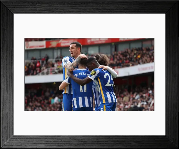 Framed Print : Intense Premier League Showdown: Arsenal vs. Brighton & Hove Albion (09APR22) - Battle at the Emirates Framed Print : Intense Premier League Showdown: Arsenal vs. Brighton & Hove Albion (09APR22) - Battle at the Emirates