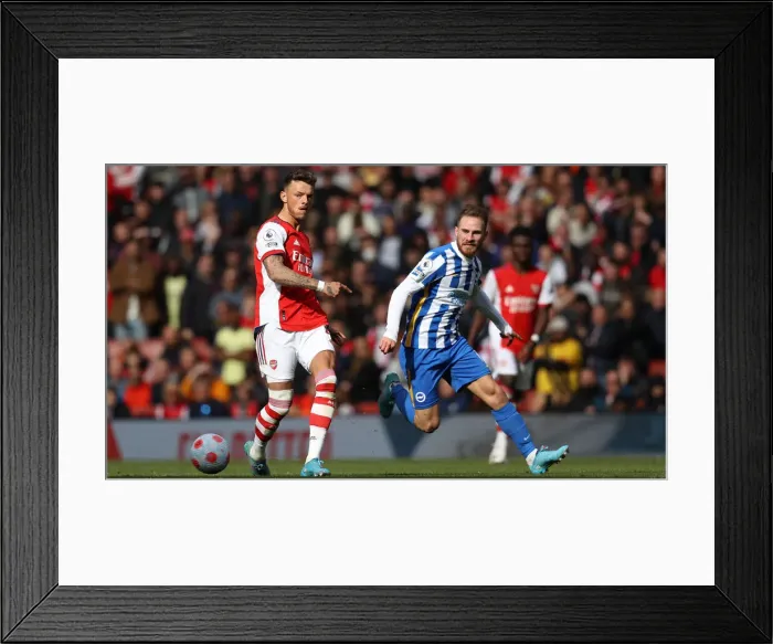 Framed Print : Intense Premier League Showdown: Arsenal vs. Brighton & Hove Albion (09APR22) - Battle at the Emirates Framed Print : Intense Premier League Showdown: Arsenal vs. Brighton & Hove Albion (09APR22) - Battle at the Emirates