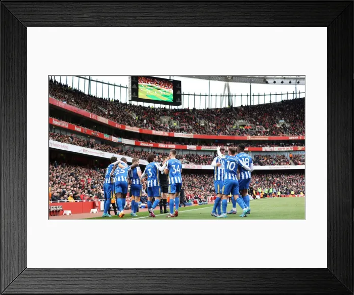 Framed Print : Intense Premier League Showdown: Arsenal vs. Brighton & Hove Albion (09APR22) - Battle at the Emirates Framed Print : Intense Premier League Showdown: Arsenal vs. Brighton & Hove Albion (09APR22) - Battle at the Emirates