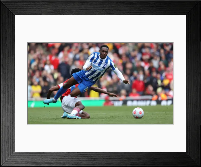 Framed Print : Intense Premier League Showdown: Arsenal vs. Brighton & Hove Albion (09APR22) Framed Print : Intense Premier League Showdown: Arsenal vs. Brighton & Hove Albion (09APR22)