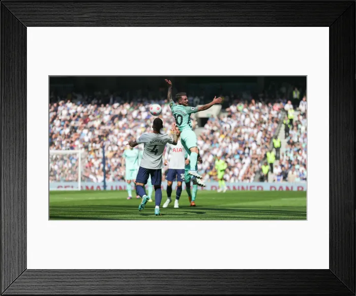 Framed Print : Brighton and Hove Albion striker Alexis Mac Allister (10)