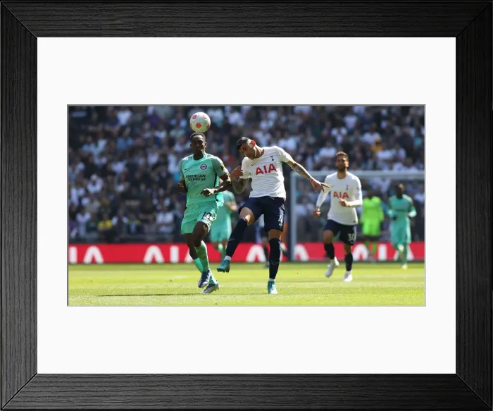 Framed Print : Intense Premier League Clash: Tottenham vs. Brighton (16APR22) Framed Print : Intense Premier League Clash: Tottenham vs. Brighton (16APR22)