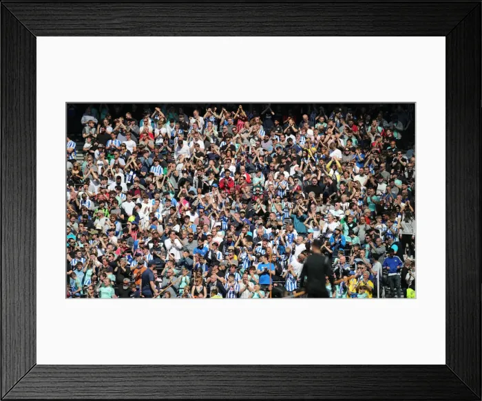 Framed Print : Intense Battle: Premier League Showdown - Tottenham Hotspur vs. Brighton & Hove Albion (16APR22)