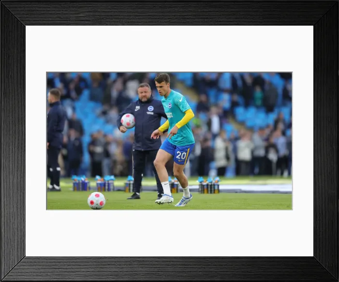 Framed Print : Intense Premier League Showdown: Manchester City vs. Brighton & Hove Albion (20APR22) Framed Print : Intense Premier League Showdown: Manchester City vs. Brighton & Hove Albion (20APR22)