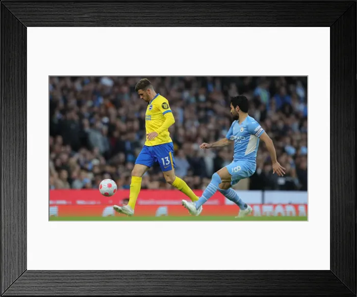 Framed Print : 2021-22 Premier League: Manchester City vs. Brighton and Hove Albion Showdown at Etihad Stadium (20APR22) Framed Print : 2021-22 Premier League: Manchester City vs. Brighton and Hove Albion Showdown at Etihad Stadium (20APR22)