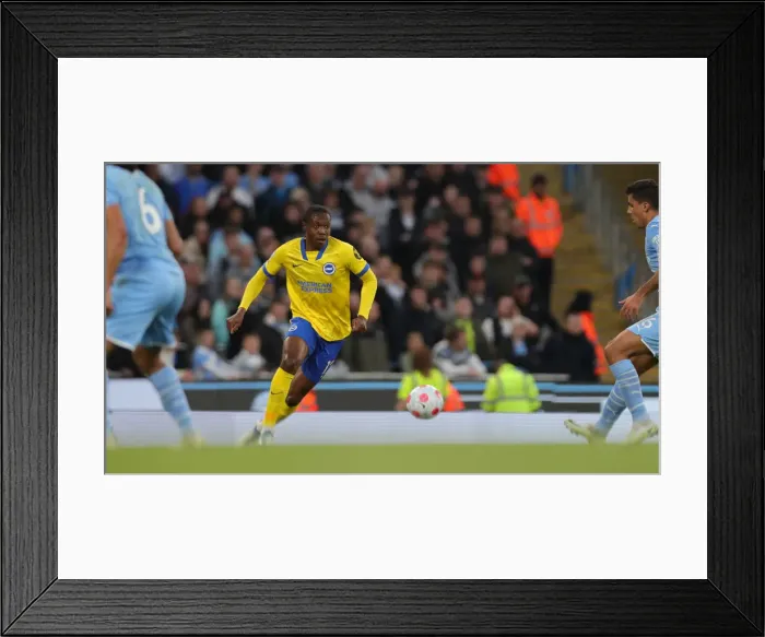 Framed Print : Manchester City vs. Brighton and Hove Albion: 2021-22 Premier League Clash at Etihad Stadium (20APR22) Framed Print : Manchester City vs. Brighton and Hove Albion: 2021-22 Premier League Clash at Etihad Stadium (20APR22)