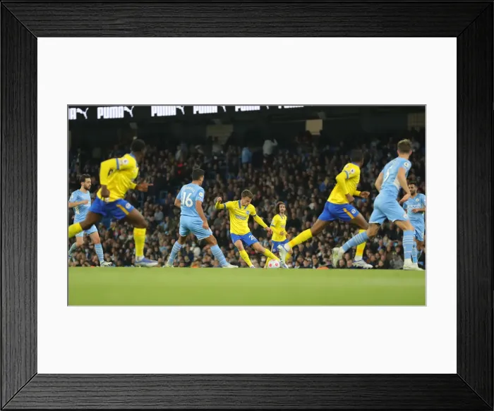 Framed Print : 2021-22 Premier League: Manchester City vs. Brighton and Hove Albion Battle at Etihad Stadium (20APR22) Framed Print : 2021-22 Premier League: Manchester City vs. Brighton and Hove Albion Battle at Etihad Stadium (20APR22)