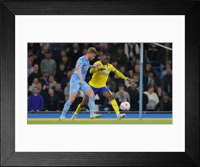 Framed Print : 2021-22 Premier League: Manchester City vs. Brighton & Hove Albion - Etihad Stadium Showdown (20APR22) Framed Print : 2021-22 Premier League: Manchester City vs. Brighton & Hove Albion - Etihad Stadium Showdown (20APR22)