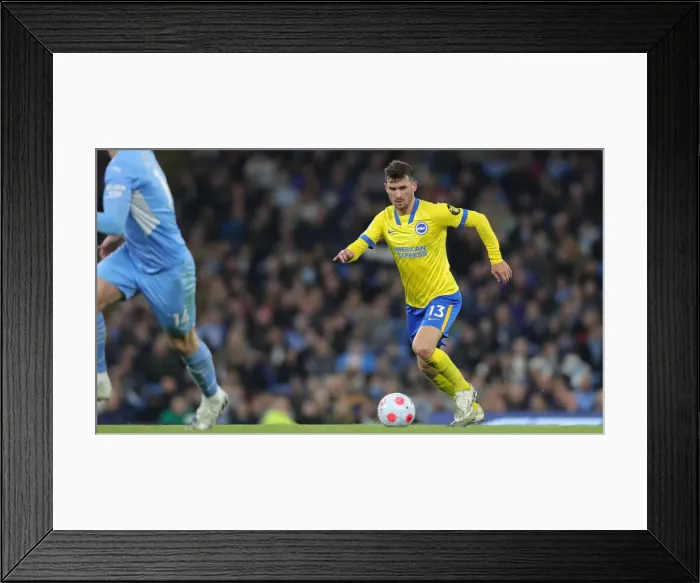 Framed Print : Manchester City vs. Brighton and Hove Albion: 2021-22 Premier League Clash at Etihad Stadium (20APR22)