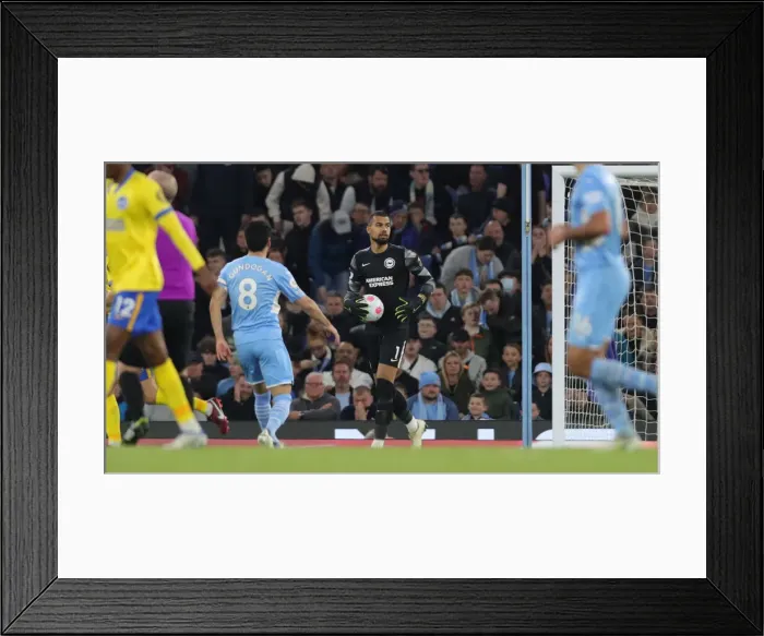Framed Print : Manchester City vs. Brighton and Hove Albion: 2021-22 Premier League Clash at Etihad Stadium (20APR22) Framed Print : Manchester City vs. Brighton and Hove Albion: 2021-22 Premier League Clash at Etihad Stadium (20APR22)