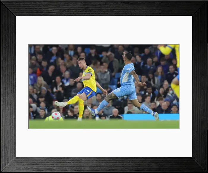 Framed Print : Intense Premier League Clash: Manchester City vs. Brighton & Hove Albion at Etihad Stadium (20APR22) Framed Print : Intense Premier League Clash: Manchester City vs. Brighton & Hove Albion at Etihad Stadium (20APR22)