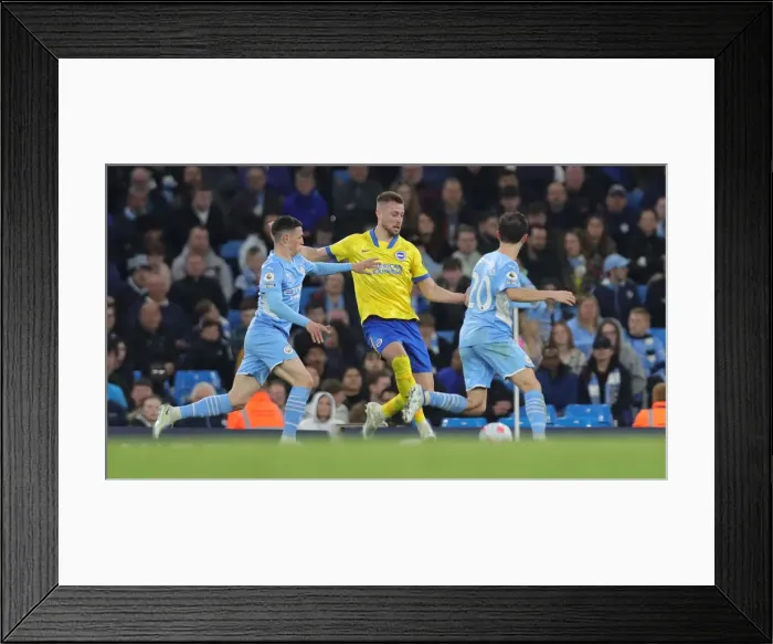 Framed Print : Manchester City vs. Brighton and Hove Albion: 2021-22 Premier League Clash at Etihad Stadium (20APR22) Framed Print : Manchester City vs. Brighton and Hove Albion: 2021-22 Premier League Clash at Etihad Stadium (20APR22)