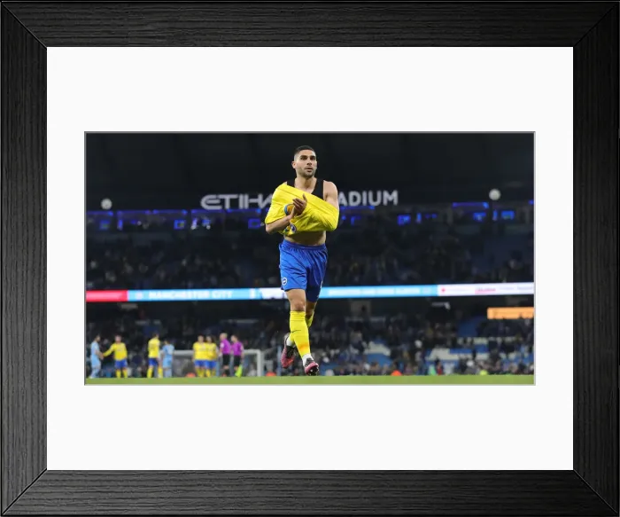 Framed Print : Manchester City vs. Brighton and Hove Albion: 2021-22 Premier League Clash at Etihad Stadium (20APR22) Framed Print : Manchester City vs. Brighton and Hove Albion: 2021-22 Premier League Clash at Etihad Stadium (20APR22)