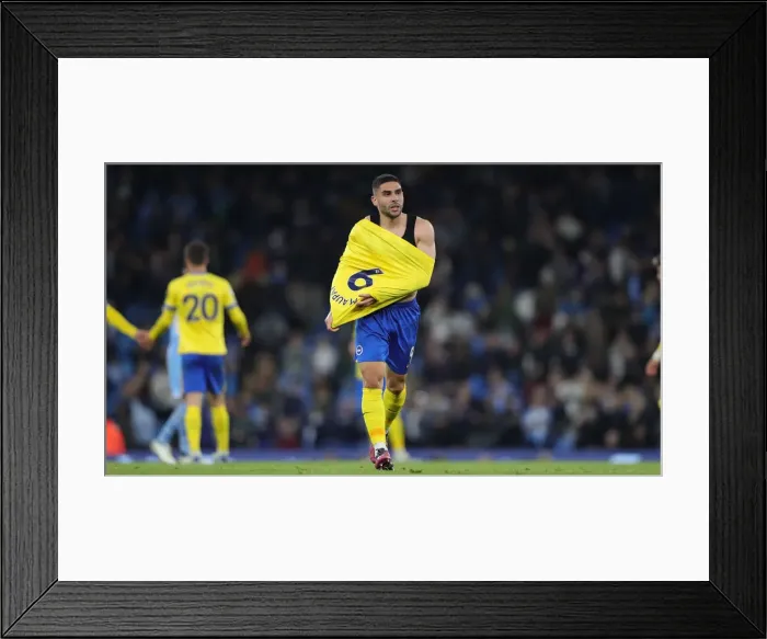 Framed Print : Manchester City vs. Brighton and Hove Albion: 2021-22 Premier League Clash at Etihad Stadium (20APR22) Framed Print : Manchester City vs. Brighton and Hove Albion: 2021-22 Premier League Clash at Etihad Stadium (20APR22)