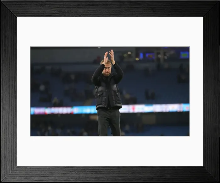 Framed Print : Manchester City vs. Brighton and Hove Albion: 2021-22 Premier League Clash at Etihad Stadium (20APR22) Framed Print : Manchester City vs. Brighton and Hove Albion: 2021-22 Premier League Clash at Etihad Stadium (20APR22)