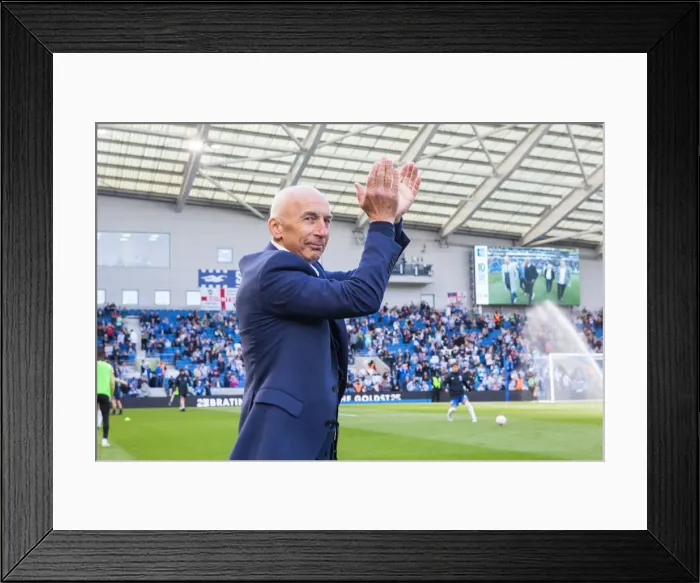 Framed Print : Intense Premier League Showdown: Brighton & Hove Albion vs. Southampton (24APR22)