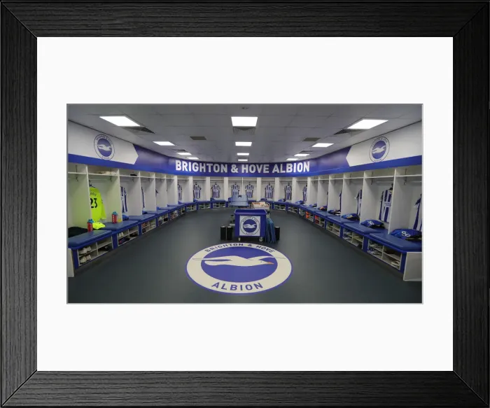 Framed Print : Intense Premier League Showdown: Brighton & Hove Albion vs. Southampton (24APR22) Framed Print : Intense Premier League Showdown: Brighton & Hove Albion vs. Southampton (24APR22)