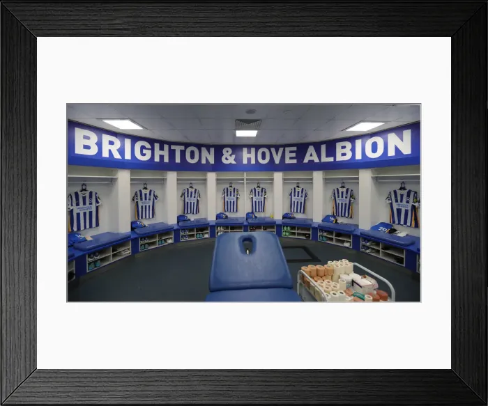 Framed Print : Intense Premier League Showdown: Brighton & Hove Albion vs. Southampton (24APR22)