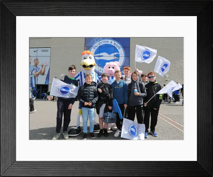 Framed Print : Intense Premier League Showdown: Brighton & Hove Albion vs. Southampton (24APR22) Framed Print : Intense Premier League Showdown: Brighton & Hove Albion vs. Southampton (24APR22)