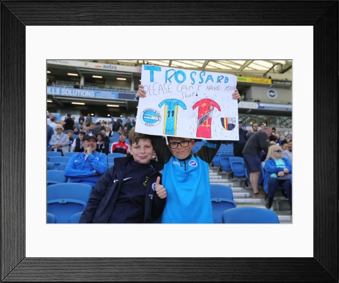 Framed Print : Intense Premier League Showdown: Brighton & Hove Albion vs. Southampton (24APR22) Framed Print : Intense Premier League Showdown: Brighton & Hove Albion vs. Southampton (24APR22)